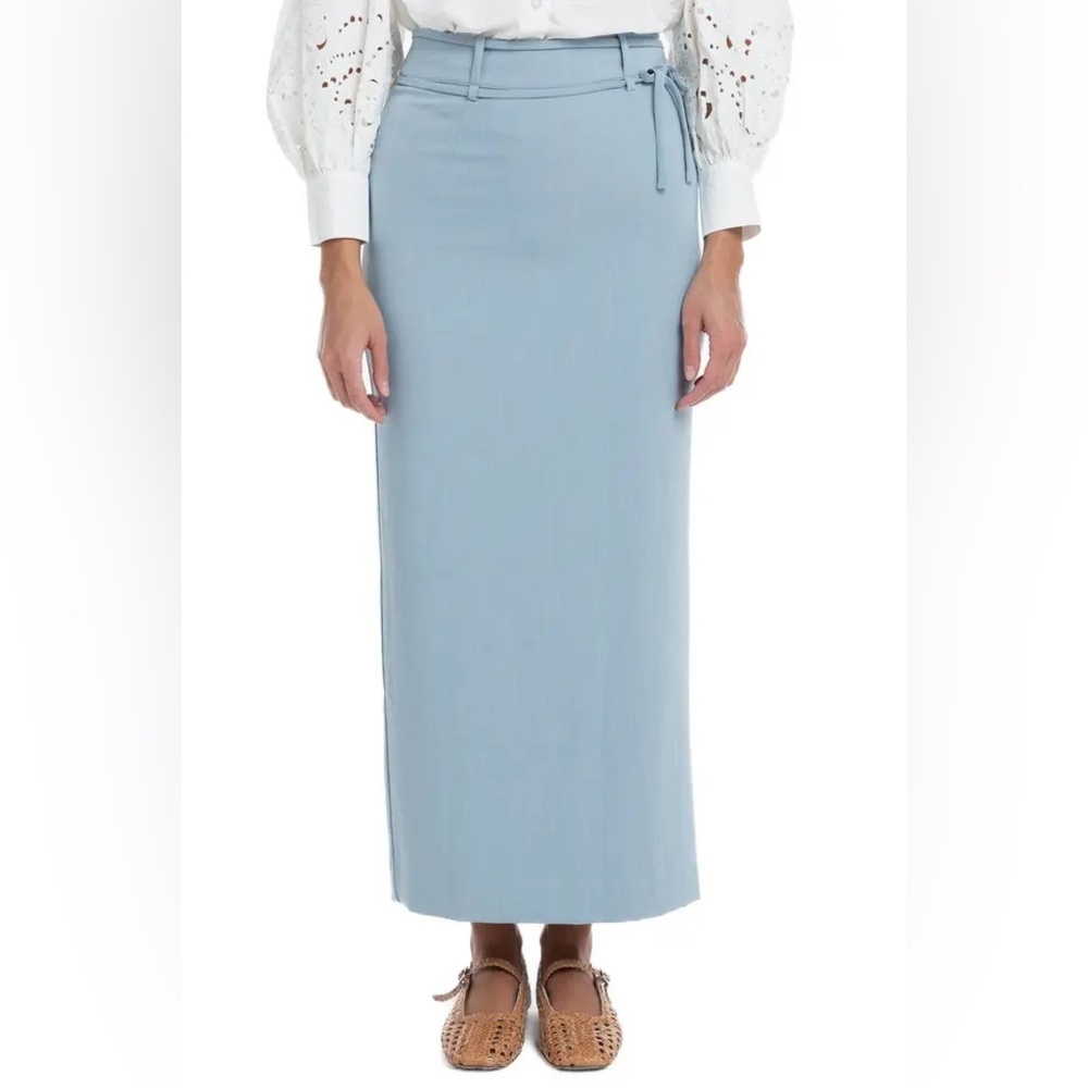 Sovere Volition Maxi Skirt Dawn Blue Size Small NWT Work Causal - Picture 2 of 10